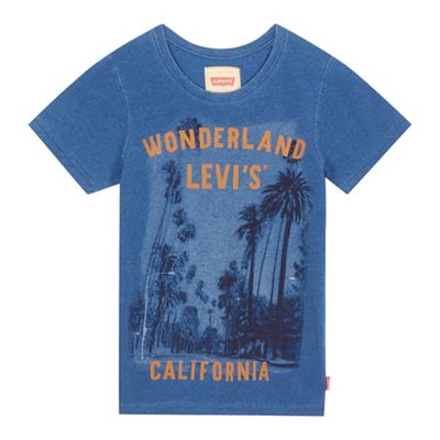 Levi's Boys' blue 'California' print t-shirt